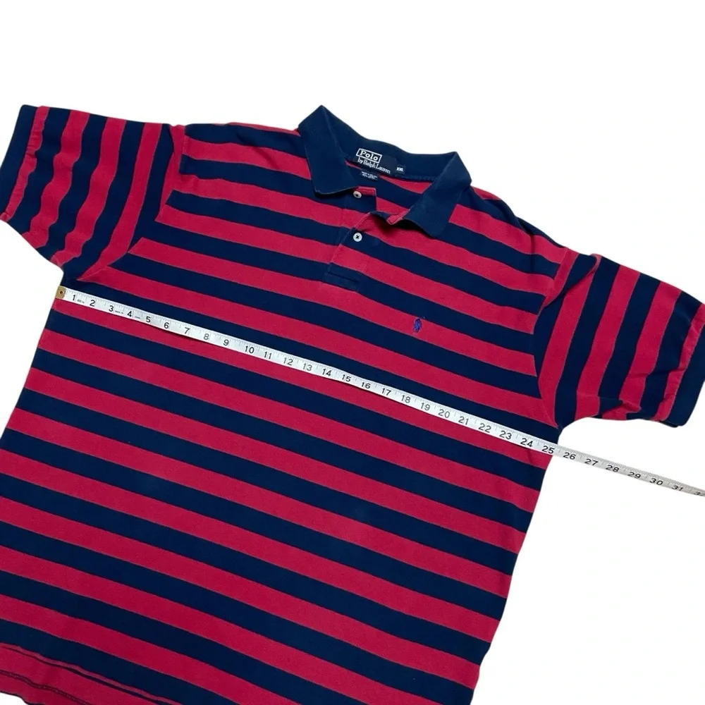 Vintage Polo Ralph Lauren Polo Men’s XXL Red & Navy Shirt